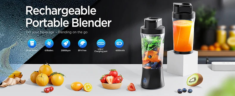 700ML Electric Fresh Fruit Mixer