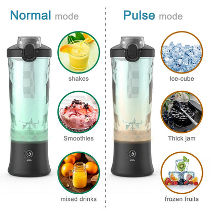 600ML Portable Multifunction Electric Juicer