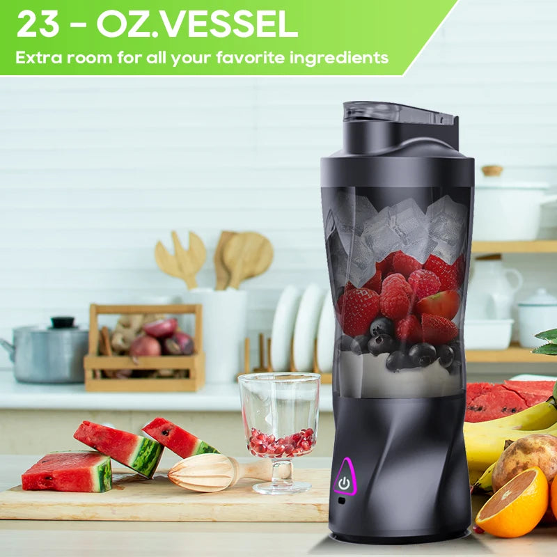 700ML Electric Portable Juicer Fresh Fruit Mixer